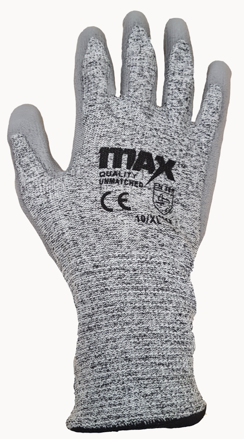 MAX Cut Resistant Gloves with Open Back Style